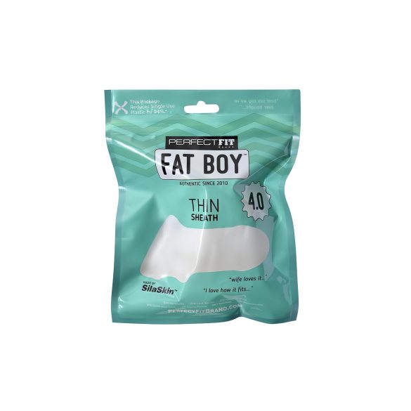 Fat Boy Thin - удебелител за пенис - 10 см - бял
