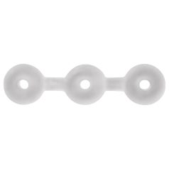   Perfect Fit Triple - комплект пенис рингове - бял