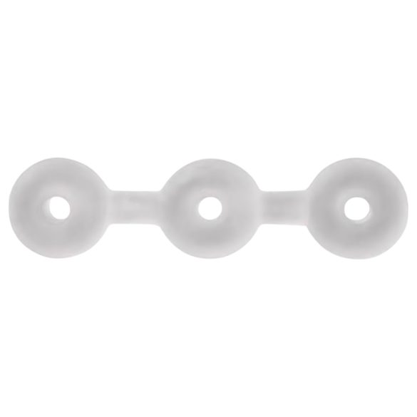 Perfect Fit Triple - комплект пенис рингове - бял