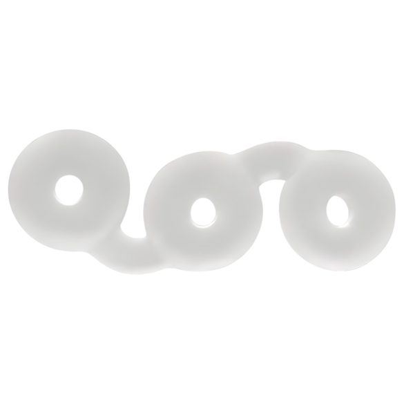 Perfect Fit Triple - комплект пенис рингове - бял