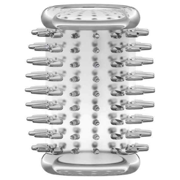 Stay Hard - пенис пръстен с шипове - прозрачен