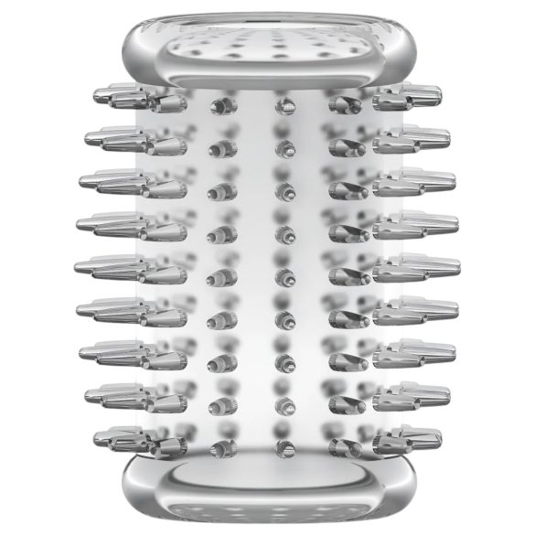 Stay Hard - пенис пръстен с шипове - прозрачен