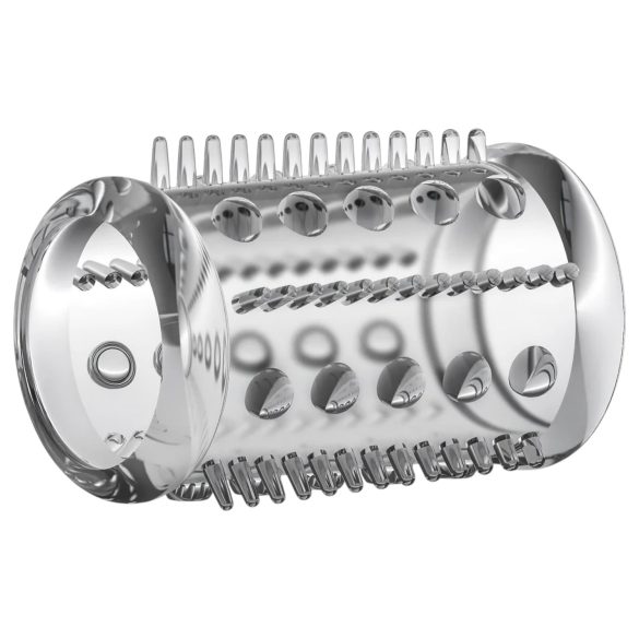 Stay Hard - пенис пръстен с малки шипчета - прозрачен