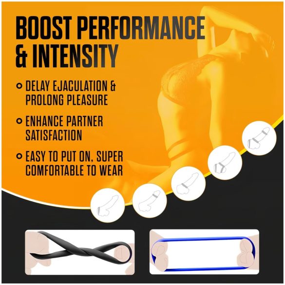 Stay Hard - комплект пенис пръстени - 3 броя - цветни