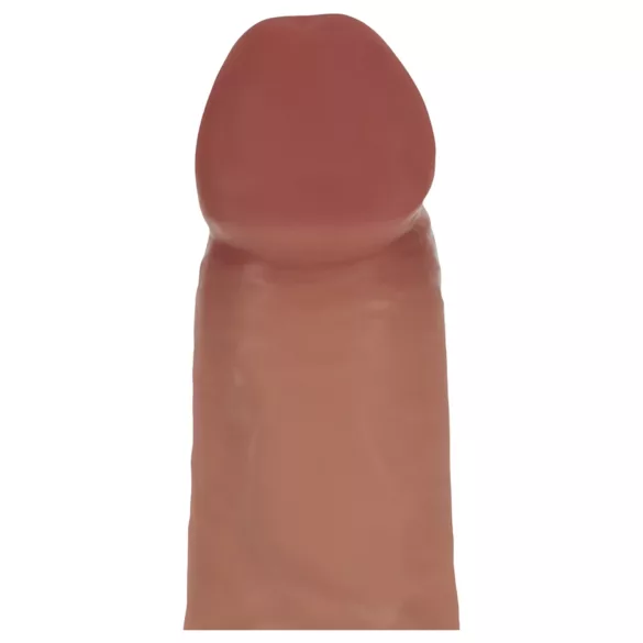 RealRock - реалистично дилдо с двойна плътност (слънчев загар) - 15,5 cm