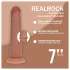 RealRock - реалистично дилдо с двойна плътност (тен) - 18,5 см