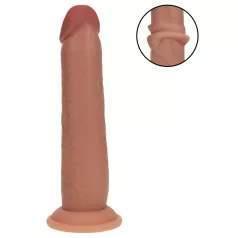   RealRock - реалистичен дилдо с двойна плътност (загорял) - 20,5 cm