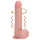 RealRock - въртящ се вибратор (естествен, 20,5 cm)