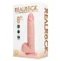 RealRock - въртящ се вибратор (естествен, 20,5 cm)