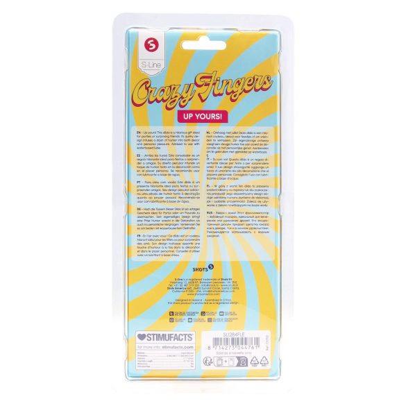 S-Line - дилдо среден пръст - телесен цвят