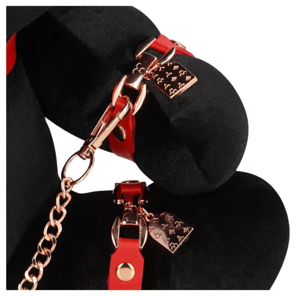 Bondage Rabbit - BDSM маска за заек - черна