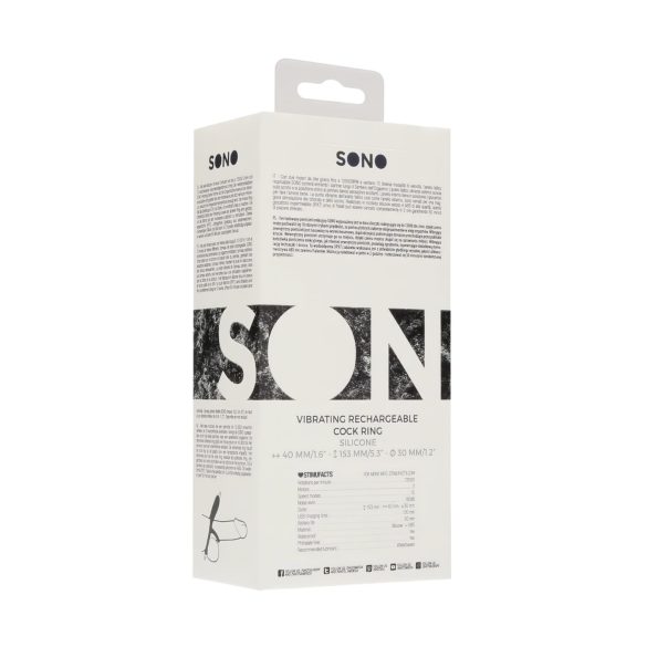 No.88 - вибриращ пенис пръстен (черен)