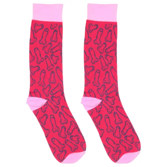 S-Line Sexy Socks - дамски чорапи - памук - пенис мотив