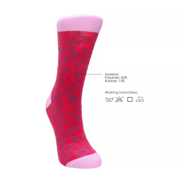 S-Line Sexy Socks - дамски чорапи - памук - пенис мотив