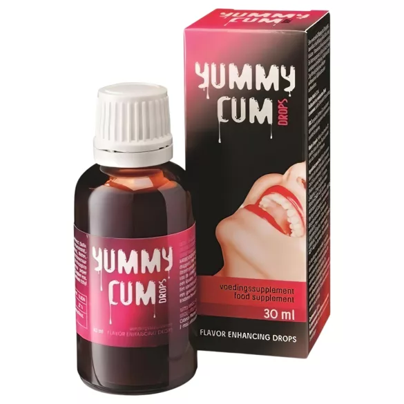 Yummy Cum Drops - хранителна добавка капки за мъже - 30 мл