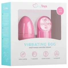   Easytoys - Вибриращо яйце с 7 режима - дистанционно - розово