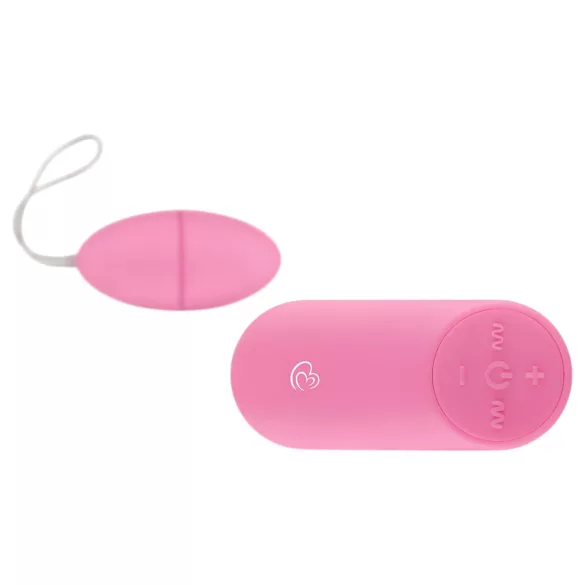 Easytoys - Вибриращо яйце с 7 режима - дистанционно - розово