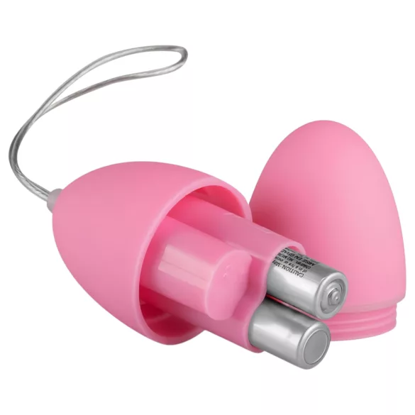 Easytoys - Вибриращо яйце с 7 режима - дистанционно - розово
