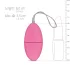 Easytoys - Вибриращо яйце с 7 режима - дистанционно - розово