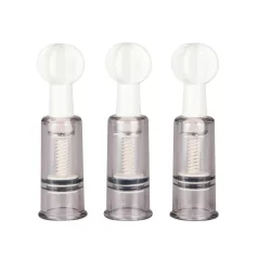   Easytoys - вибрационна помпа за зърна и вагина - комплект 3 броя