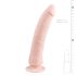 Easytoys - вендуза 100% силикон дилдо (21см) - натурален