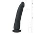 Easytoys - черно дилдо с вендуза от 100% силикон (21см)