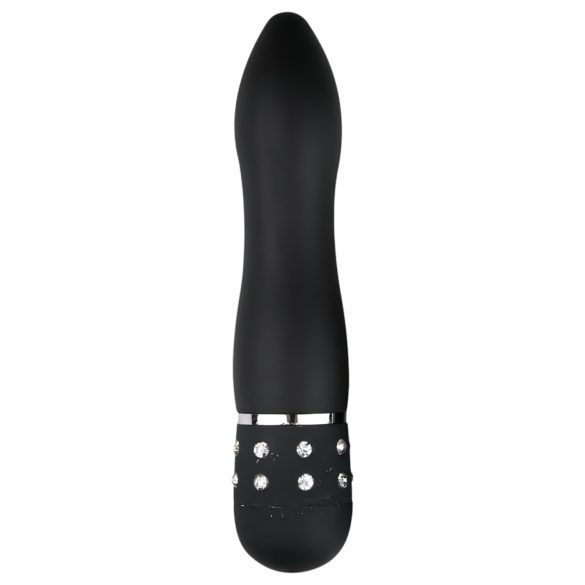 Easytoys Diamond Curved - мини вибратор (черен)