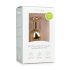 Easytoys Metal No.7 - анален плъг с розови камъни, златист (3см)