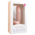 Easytoys - Дилдо с вендуза и тестиси (22,5 см) - телесен цвят