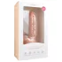 Easytoys - дилдо с тестиси и вакуумна основа - 22,5см - телесен цвят