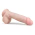 Easytoys - дилдо с тестиси и вакуумна основа - 22,5см - телесен цвят