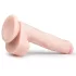 Easytoys - дилдо с вакуумна основа и тестиси - 26,5 см - телесен цвят