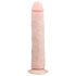 Easytoys - екстра голям дилдо с вендуза (28,5 см) - натурален цвят