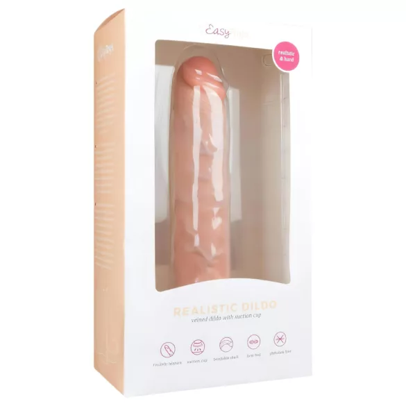 Easytoys - дилдо с вакуумна основа - екстра голям - 28,5 см - телесен