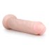 Easytoys - екстра голям дилдо с вендуза (28,5 см) - натурален цвят