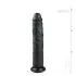Easytoys - голям дилдо с вендуза - 28,5 см - черен