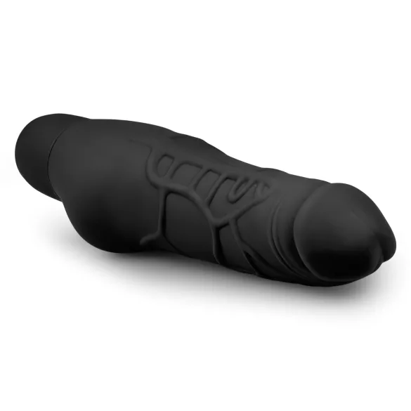Easytoys Power Vibe - вибриращ пенис нормален - силикон черен