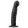 Easytoys Ribbed - анално дилдо с вендуза (14 см) - черно