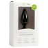 Еasytoys Pointy Plug - анален плъг с пръстен - среден размер (черен)