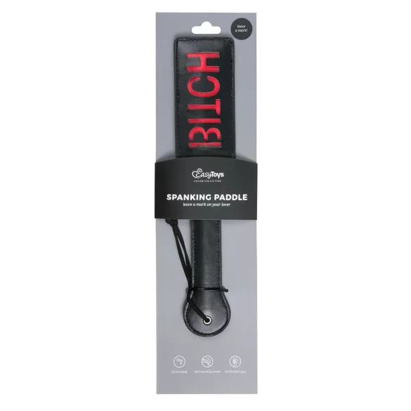 Easytoys Bitch - кожен палка за пляскане - черен