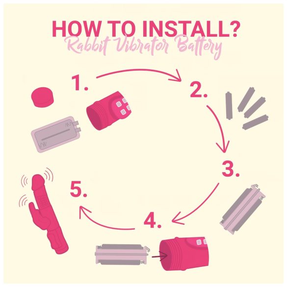 Easytoys Bunny - заек вибратор с тласъци и въртене - лилав