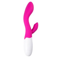   Easytoys Lily - вибратор с клитор стимулатор (розов)