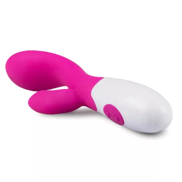Easytoys Lily - вибратор с клиторна приставка - розов