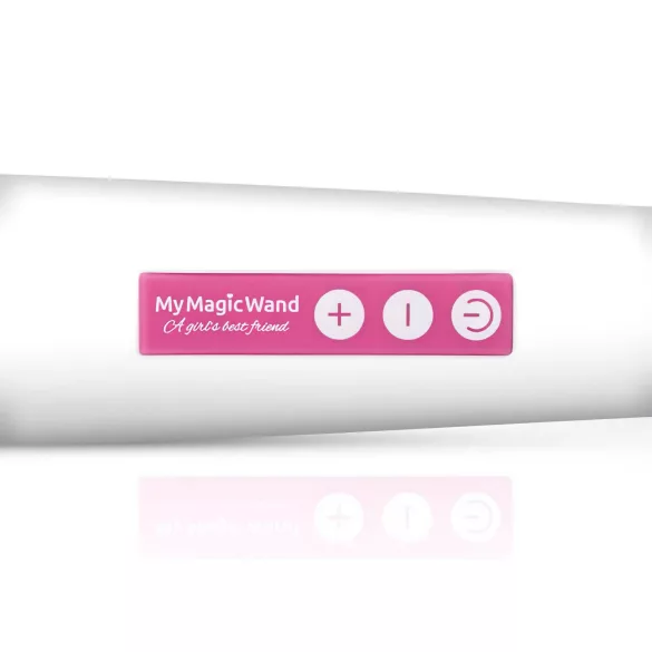 MyMagicWand - мощен масажен вибратор - бял/розов