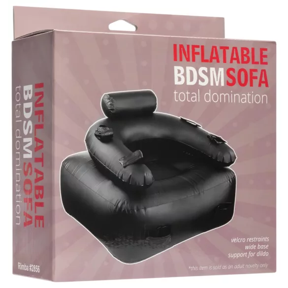 Inflatable Fun - бдсм диван - надуваем - черен