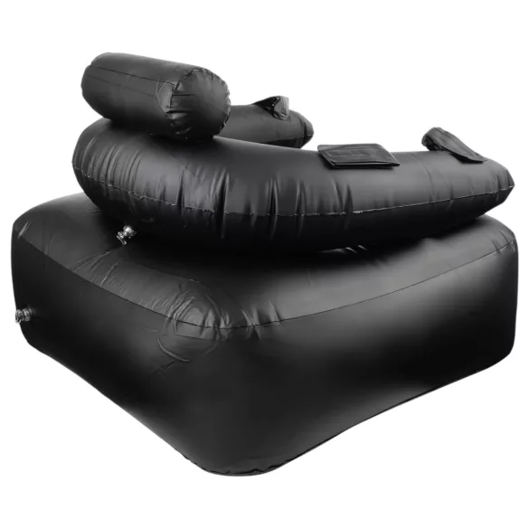 Inflatable Fun - бдсм диван - надуваем - черен