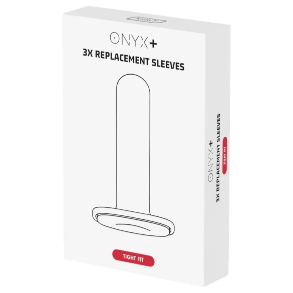 Kiiroo Onyx - ръкав за мастурбатор - стандартен размер - 3 броя - бял