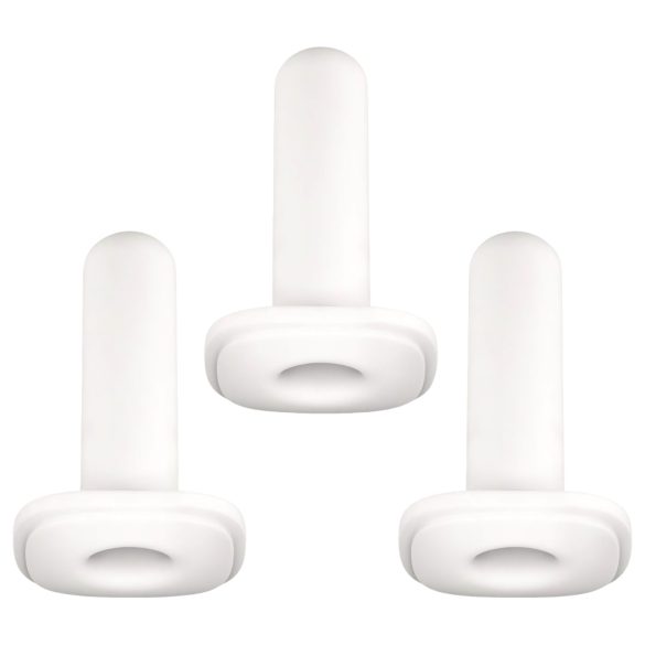 Kiiroo Onyx плътна ръкавичка за мастурбация - 3 бр. (бяла)