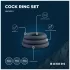 Boners - комплект пенис пръстени - 3 броя - сив