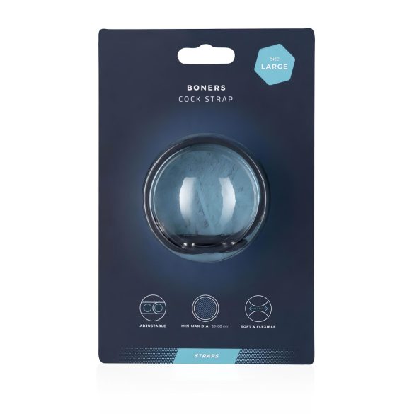 Boners - регулируем пенис пръстен - сив - L размер